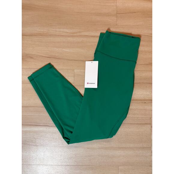 NWT Lululemon Wunder Train HR Tight 28" Size 14 Raceway Green $98 MSRP - Picture 1 of 4